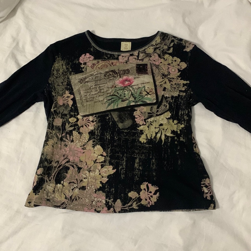Y2K Graphic Quarter Sleeve Tunic